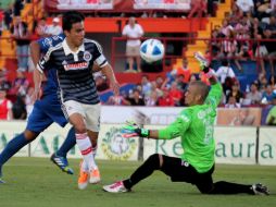 Imagen de acción del partido Chivas-Atlante. NTX /