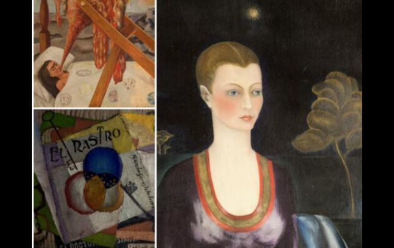 La selección incluyó algunas de las pinturas más reconocidas de Frida Kahlo, así como dibujos y fotografías. ESPECIAL /