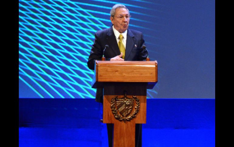 Raúl Castro, durante la inauguración de la II Cumbre de la Comunidad de Estados Latinoamericanos y Caribeños. ESPECIAL /