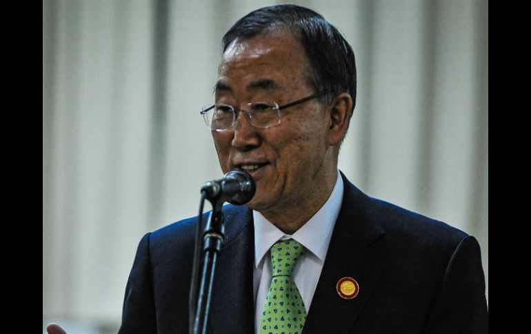Ban Ki-moon se reúne con la mayoría de los jefes de Estado y de Gobierno de los países de la Celac. AFP /