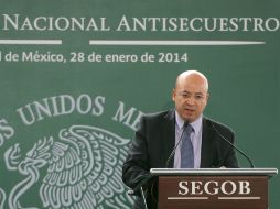 Renato Sales Heredia, titular de la Coordinación Nacional Antisecuestro, dice que la participación de la sociedad civil es necesaria. EFE /