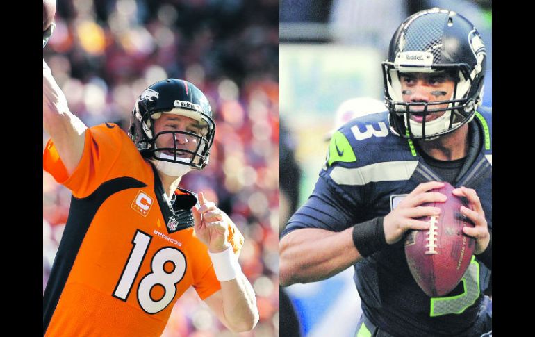 Duelistas. Manning y Wilson definirán qué estilo reina en la NFL.  /