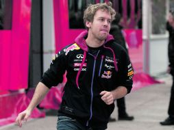 Sebastian Vettel abandonó el paddock para abordar un avión y regresar a Suiza con su esposa y su hija recién nacida. AFP /