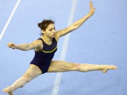 Souza participó en las competencias de gimnasia en los Juegos Olímpicos de 2004 y 2008. AP /