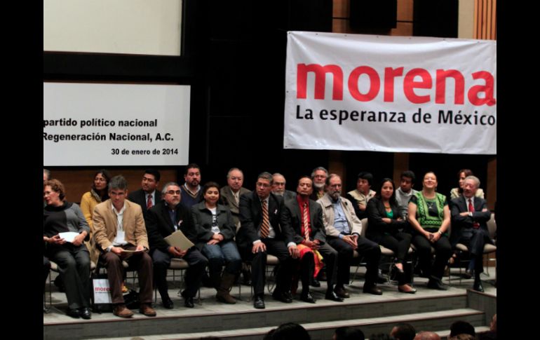 Este jueves, Morena se registró para ser partido político. ARCHIVO /