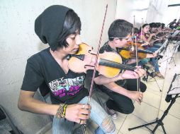 Orquesta-escuela de Tlajomulco. El conjunto ofrecerá un concierto en el mes de julio.  /