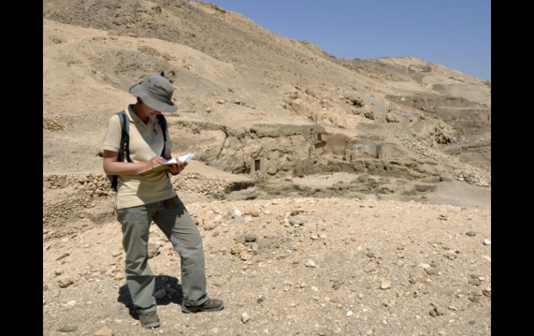 La mastaba fue descubierta durante las labores de excavación arqueológica en la zona de Tel Tebela. ARCHIVO /