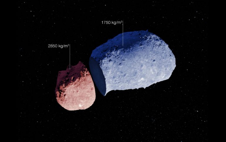 El trabajo se basa en observaciones y mediciones de un asteroide con forma de cacahuete y de algo más de 500 metros de longitud. AFP /