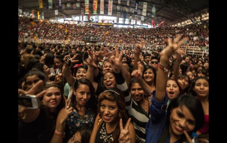 Cada año las Fiestas congregan a miles en las instalaciones del Auditorio Benito Juárez al norte de Guadalajara. ARCHIVO /