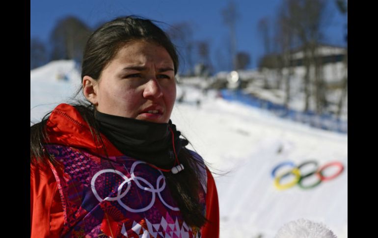 Julia Marino, esquiadora que representará a Paraguay. AFP /