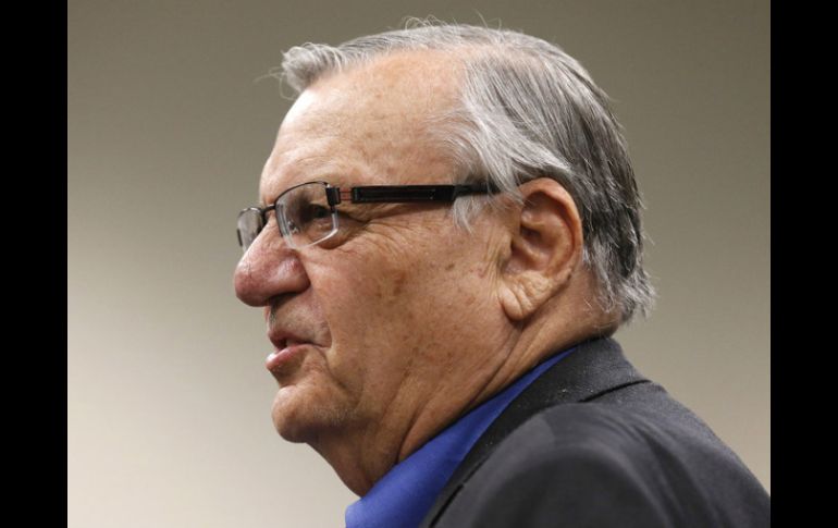 Joe Arpaio niega las acusaciones y asegura que la demanda presentada en 2012 fue un ataque con motivos políticos. ARCHIVO /