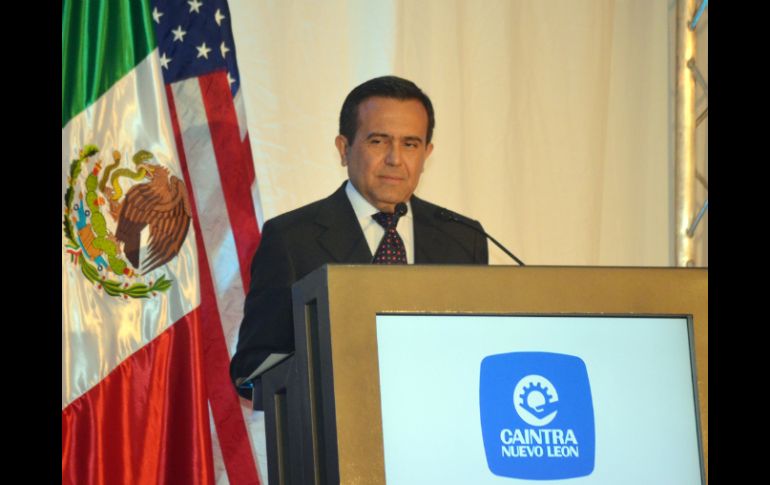 Ildefonso Guajardo Villarreal, secretario de Economía (SE), destacó las iniciativas impulsadas por los presidentes de México y de EU. NTX /