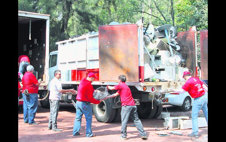 Parque Agua Azul. Aquí se recibieron residuos ayer; hoy la recolección será en el Bosque Los Colomos, de 10:00 a 17:00 horas.  /