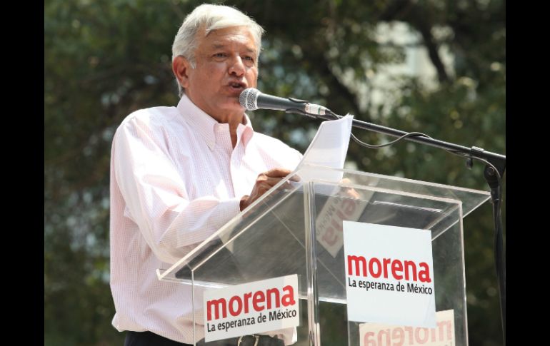 AMLO asegura que su recorrido por el país es para ''no apagar la llama de la esperanza''. SUN /