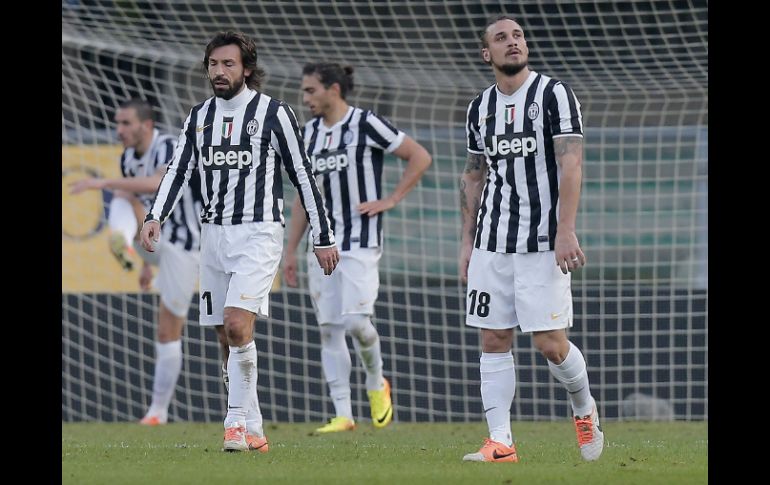 A pesar del resbalón, se encaminan hacia el tricampeonato en la Serie A. AFP /