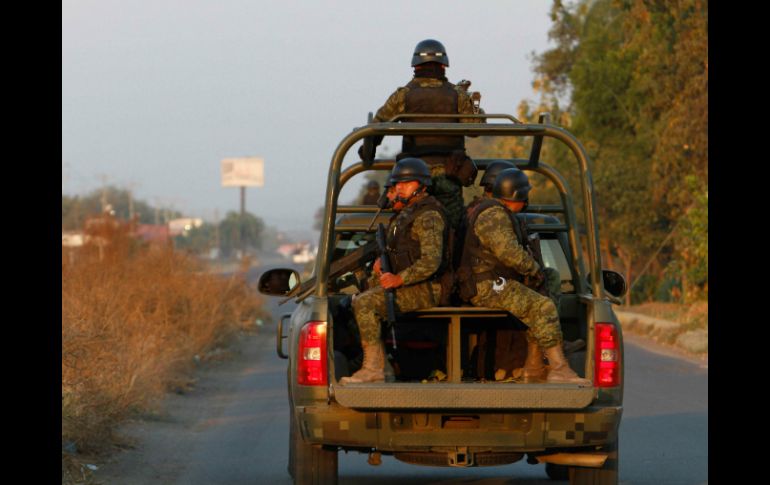 Destacan que la paz es resultado de coordinación entre fuerzas federales y estatales. AP /