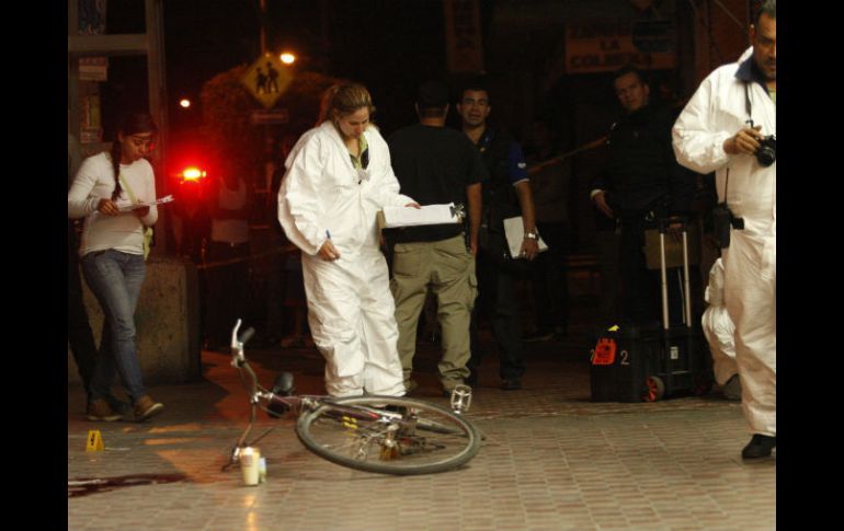 Jesús Amaya Silva de 24 años, iba en bicicleta camino a ver a su novia, lo encontraron con un balazo en el cuello y tres en espalda.  /