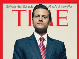 La revista Time asegura que ''las alarmas en México están siendo remplazadas con aplausos''; Peña Nieto, en portada. ESPECIAL /