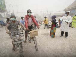 Yongyakarta, Indonesia, el más afectados por explosión del Kelud. EFE /