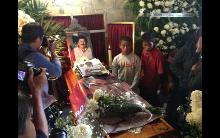 En la imagen, funeral del periodista Gregorio Jiménez. EFE /