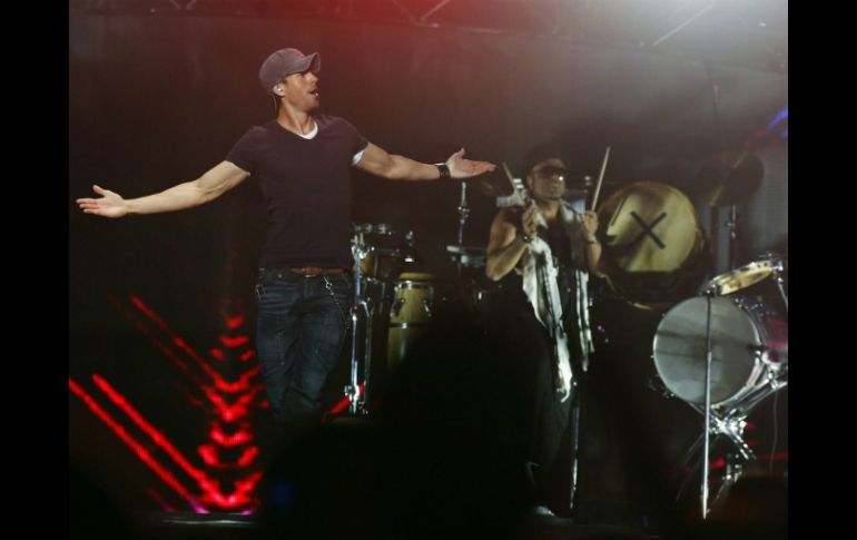 Enrique Iglesias de gira en Puerto Rico. EFE /