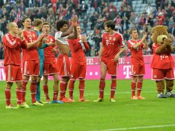 El Bayern, dirigido por el español Josep Guardiola no tuvo problema en el Alliaz Arena. AP /