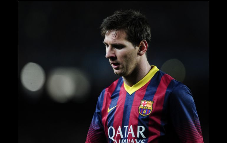 El jugador, Lionel Messi, mantuvo su liderato en la Liga española. AFP /