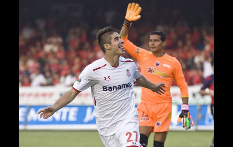 Isaac Brizuela fue autor del segundo gol de los Diablos Rojos. STRAFFONIMAGES  /