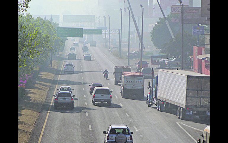 Mañanas grises. En el invierno son más comunes los días en que la ciudad padece inversión térmica.  /