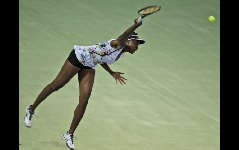 Venus Williams, durante el partido. AP /
