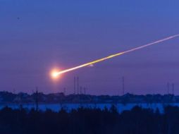 Habitantes de la localidad de Santa Fe lograron tomar fotografías del paso del asteroide. ESPECIAL /