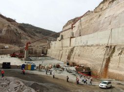 Lo último que se ha dicho es que la cortina baja (80 metros) para la Presa El Zapotillo estará lista el mes próximo. ARCHIVO /