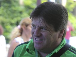 Miguel Herrera afirma que su objetivo es llegar a la final. AFP /