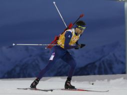 El décimo tercer metal de Ole Einar Bjoerndalen contribuye a la gran actuación de su país. AFP /