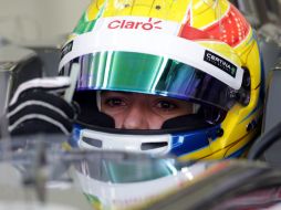 Gutiérrez comienza a probar su Sauber rumbo a la temporada 2014. AFP /