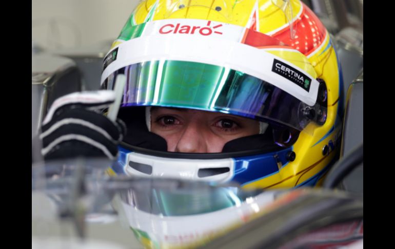 Gutiérrez comienza a probar su Sauber rumbo a la temporada 2014. AFP /