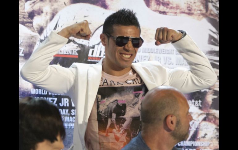 Martínez dio a conocer la noticia en su cuenta oficial de Twitter @MaravillaBox. ARCHIVO /