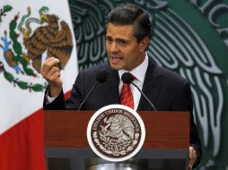 Peña Nieto afirma que las reformas redundarán en mejoría para el crecimiento del país. ARCHIVO /