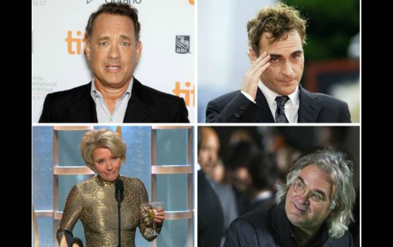 Hanks, Phoenix, Thompson y Greengrass no fueron  invitados a la fiesta grande del cine. ESPECIAL /