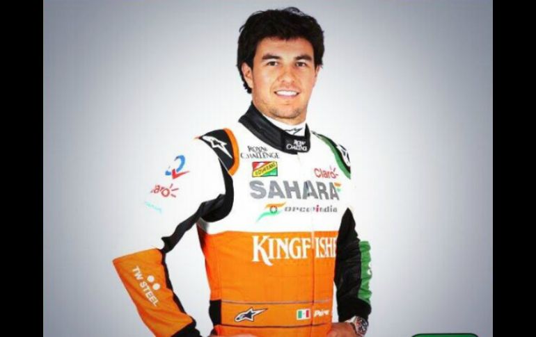 Sergio espera tener una gran temporada ya con los colores de Force India. ARCHIVO /