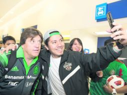 Buen ánimo. Miguel Herrera pudo platicar en Brasil con los otros técnicos que serán mundialistas. MEXSPORT /