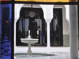 Arquitectura. Este bello patio de la Mamounia conservó impecable su clásico estilo marroquí.  /