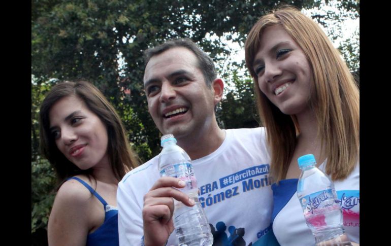 El senador Ernesto Cordero durante la XVI Carrera ''Manuel Gómez Morín'', organizada por el Partido Acción Nacional (PAN). SUN /