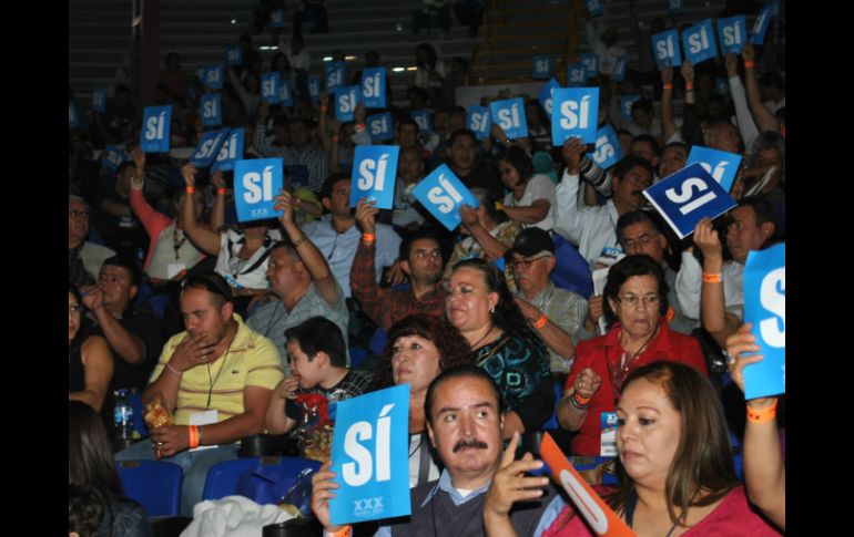 La reunión se realiza en el palenque del Auditorio Benito Juárez. ESPECIAL /