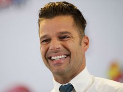 Ricky Martin durante una rueda de prensa antes de su concierto en la Quinta Vergara en el Festival Internacional de Viña del Mar. AFP /