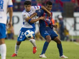 Imagen de acción durante el partido Atlante vs Puebla. MEXSPORT /