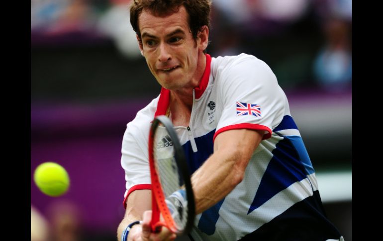 Andy Murray se notó confiado y suelto con cada pelota. ARCHIVO /