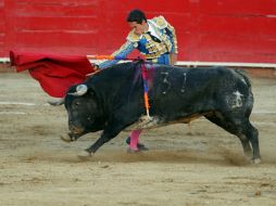 El torero Diego Silveti, reconoció fallas durante su corrida, sin embargo, digo que dio lo mejor en su disciplina. ARCHIVO /