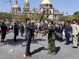 El gobernador, Aristóteles Sandoval, encabeza el evento.  /