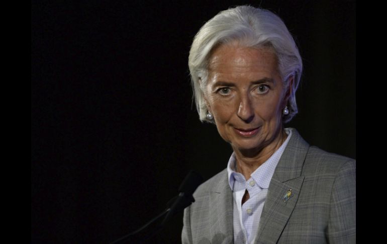 Christine Lagarde indica que se debe establecer un diálogo con el gobierno para poder brindar la ayuda. ARCHIVO /